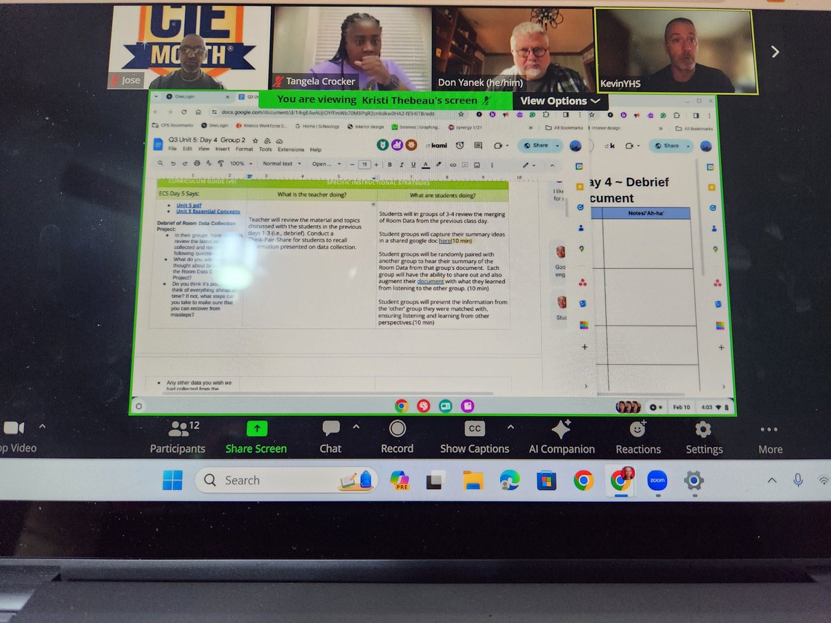 JoseLSilvaSmith's tweet image. Saturday afternoon listening to incredible CS teachers from all over the US go over their lessons on @ExploringCS Unit 5: Computing & Data Analysis! Love learning from & sharing with others! Thank you @exploringcs for this learning opportunity! โค๏ธ๐๐#TISDProud #ExploringCS