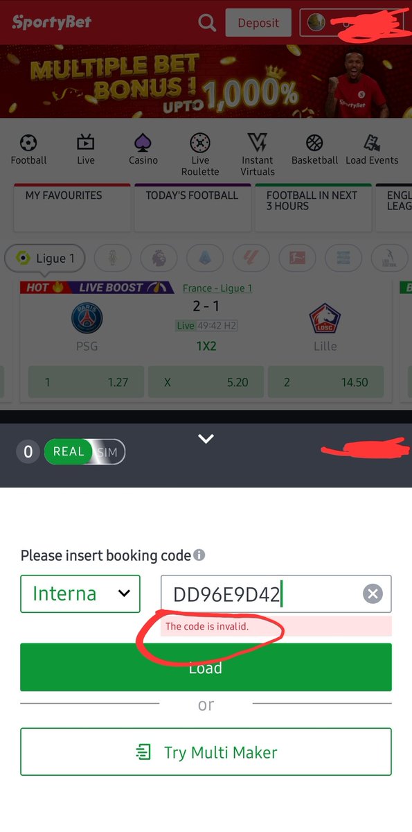 normannyavanhu's tweet photo. @raphael_jnr @CFC_jogues @sportingking365 But why is it showing it's invalid? https://t.co/jgN1mMnzNb