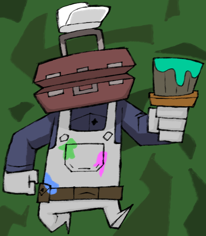 Cobalterra's tweet photo. Castle Crashers Painter https://t.co/VM6OpelY7q