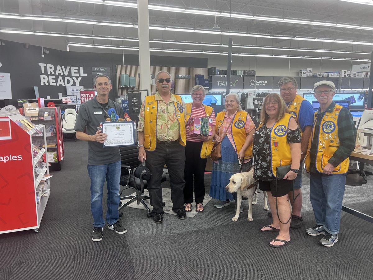 The Lions would like to thank the Queen Creek Staples for their support!