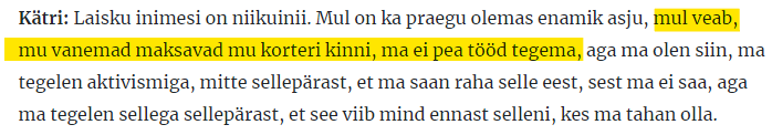 vokiratas's tweet photo. @MiiaJoamiAska @KarmenJoller Noorel ideoloogil endal mugav elu vanemate kulul, kus nad ühiskondlikke hüvesid tahavad, aga ühiskonda maksuraha näol panustada ei taha. Miks nemad võivad elada sellest, mille nimel nad ise pole midagi teinud?
#topeltstandardid #feik #mugavelu #minavõin https://t.co/G6h9Hnjxf3