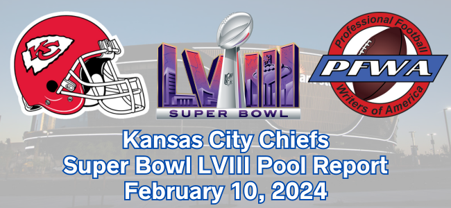 The @Chiefs Saturday Super Bowl LVIIII Pool Report (via @peter_king): profootballwriters.org/2024/02/10/kan…