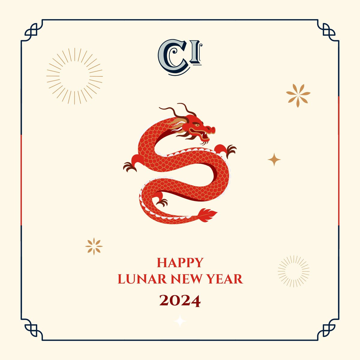 Welcoming the Lunar New Year with open hearts! Here's to a prosperous, healthy, and joyful Year of the Dragon.
