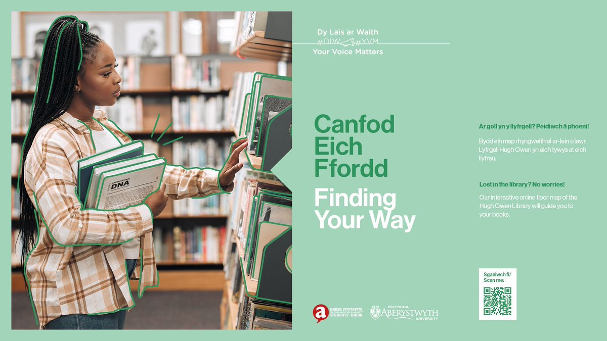 Ar golly n y llyfrgell? Peidiwch â phoeni! 📚🗺️📍 
#DLW