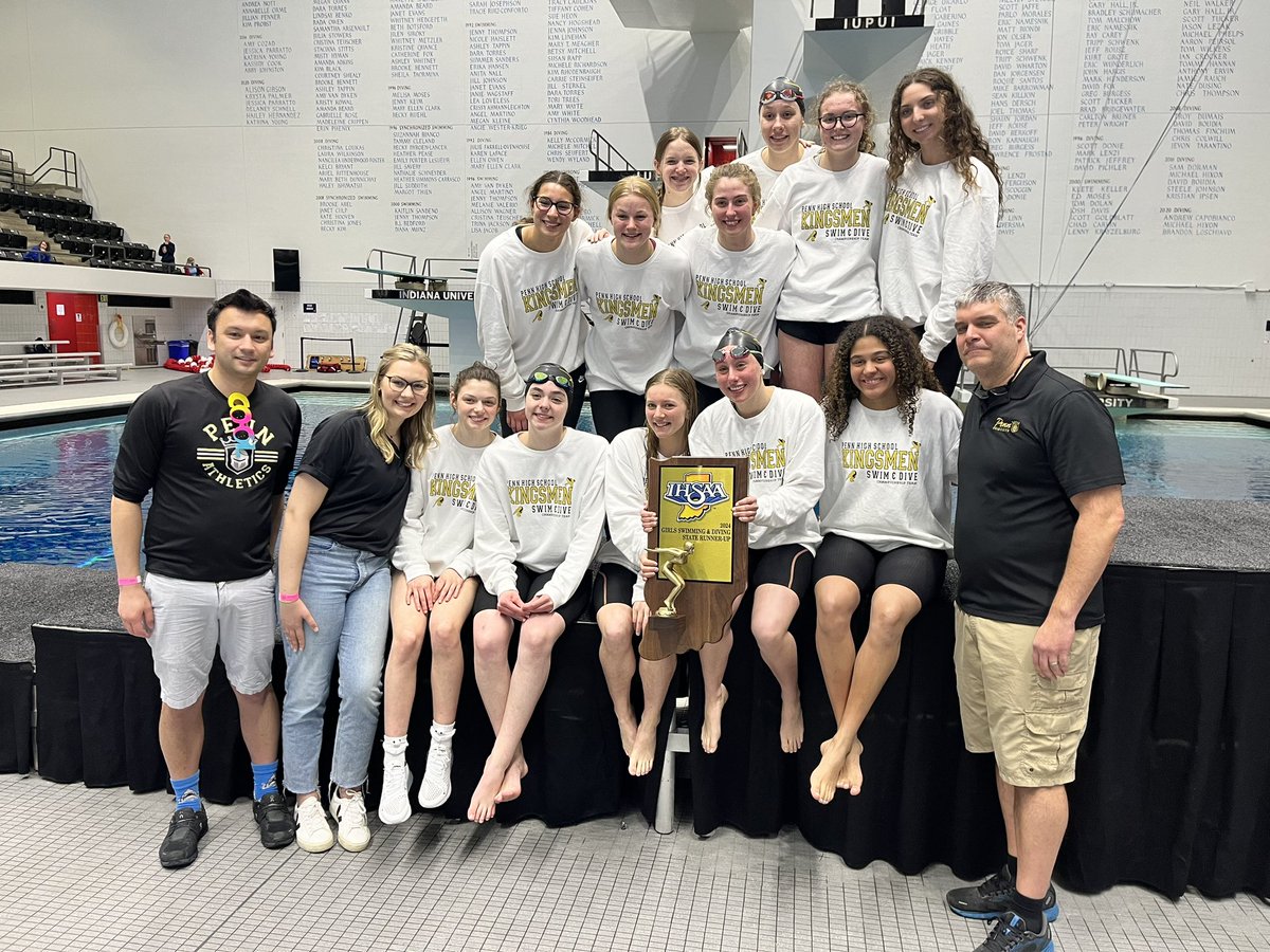 The Penn Kingsmen are 2024 Girls Swimming and Diving State Runner-Up! This is their third overall runner-up finish ⚫️🏅🏊‍♀️<a href="/The_Pennant/">Penn Kingsmen Sports</a>