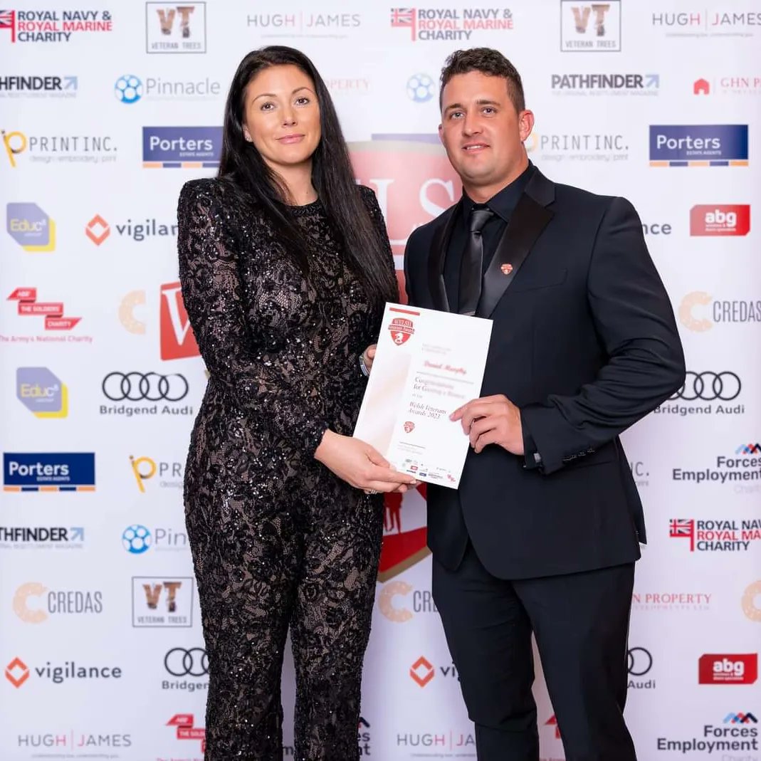 We are extremely pleased that the Gold Winner of the Best Estate Agent Guide in 2022 the Fantastic @PorterBridgend  are sponsors & partners at this year's Welsh #VeteransAwards. Porters have supported our #Veterans Awards since the very start & all our team are so thankful!