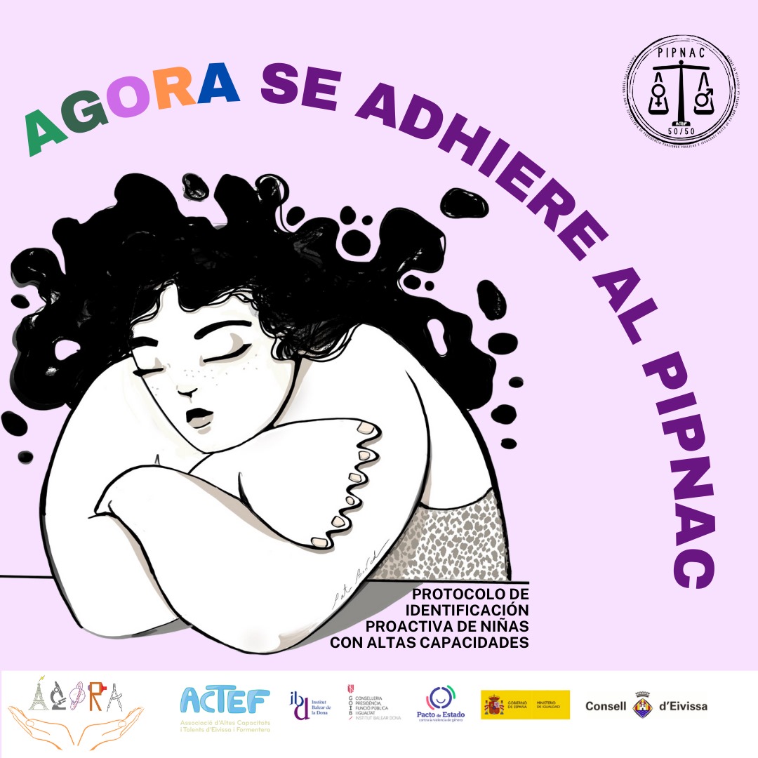 Agora Altas Capacidades Jaen se adhiere a PIPNAC.
Juntos intentaremos alcanzar el objetivo ACI 50/50

PIPNAC  se puede llebar a cabo gracias las ayudas de Instituto Balear de la Dona
<a href="/AgoraAACCIIJaen/">Ágora Altas Capacidades Jaén</a>
<a href="/IB_Dona/">IBdona</a> 
#pipnac #aci50_50 #AACCniñasvisibles #objetivoACI50_50  #actef