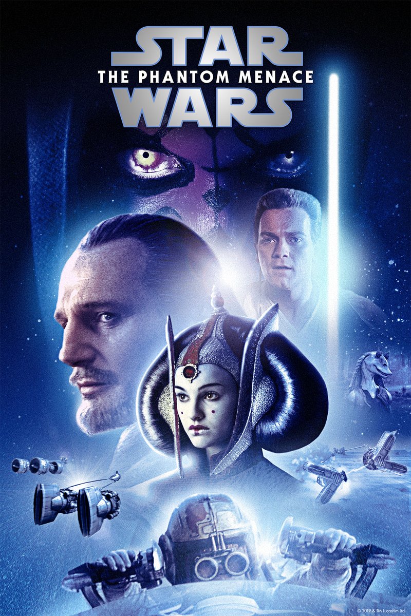 bbstarwars's tweet image. The Phantom Menace has the best posters.
