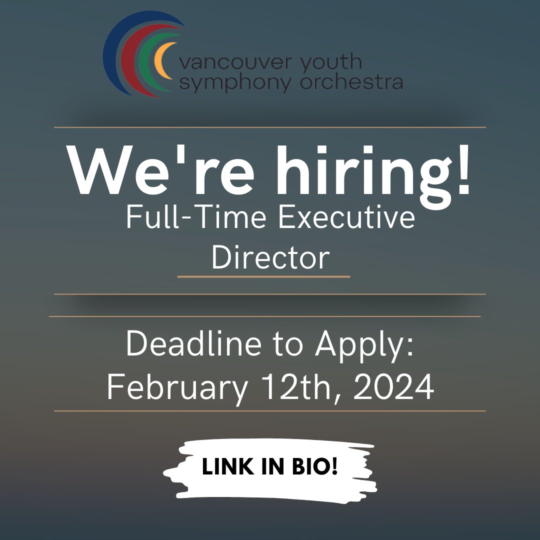 The deadline to apply is fast approaching! Don’t miss your chance for the opportunity to help shape this important musical experience for the young and upcoming music community! #youthorchestra #youthorchestras #classicalmusic #youthsymphony #youthsymphonyorchestra