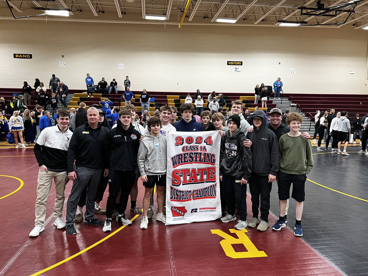 Awesome day at Districts!
District Team Champions 🏆
New school record of 8 INDIVIDUAL QUALIFIERS

Quentin 🥈
Ethan 🥇
Mark 🥈
Brogan 🥈
Jackson 🥇
Gabe 🥇
Jacob 🥈
Bode 🥈

Next stop: Wells Fargo next Wednesday 🤼‍♂️🤼‍♂️🤼‍♂️ 
#youareyouronlylimit