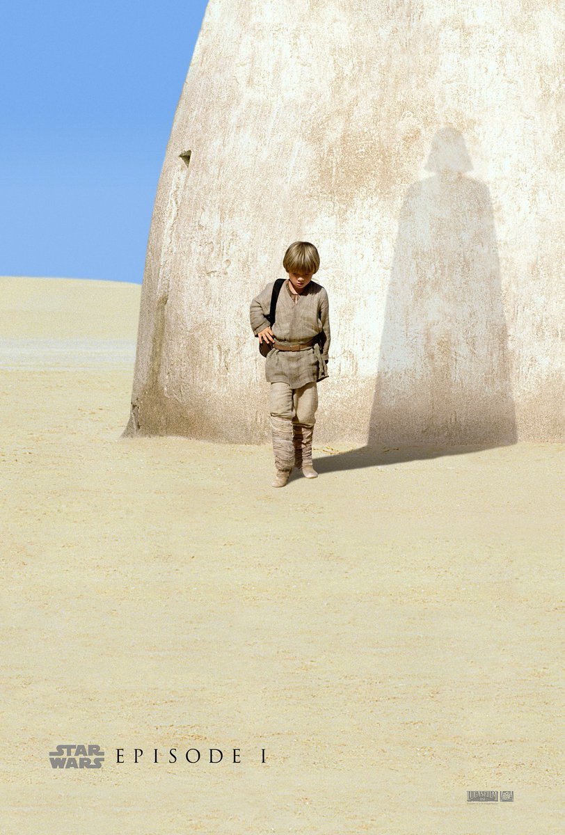 bbstarwars's tweet image. The Phantom Menace has the best posters.