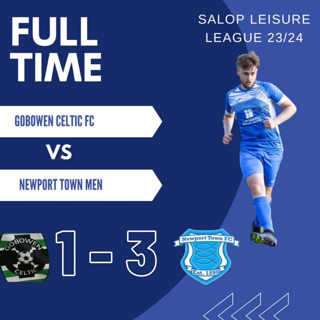 FULLTIME: @GobowenCelticFC 1-3 Newport Town Newport continue their good form with a strong result away from home. Goals coming from Dan (2) and Jayden. Well played boys👏🏼🐟💙 #threefishes #upthetown