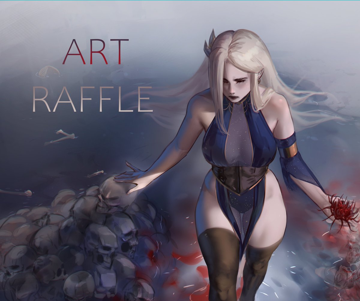 My first ✨ART RAFFLE✨

• You get:
Halfbody(thighs up) with simple bg❤️

• To join: 
💜follow me
💜retweet this post
(optionally)💜drop your character 

• Ends: 
8 march 2024❤️