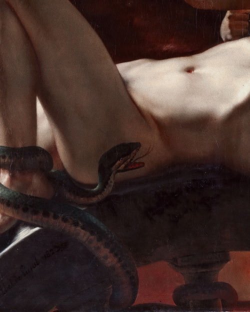 AcademiaAesthe1's tweet photo. ─ Ixion Chained in Tartarus by Alexandre Denis Abel de Pujol (1824) https://t.co/M5WnHUF3rO
