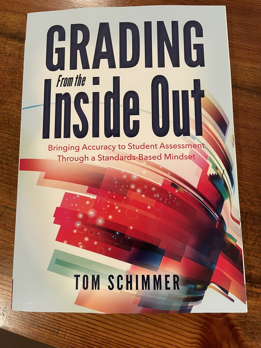 Great weekend of learning at #ACGAL. Took away a lot of information that is helping to reframe my thinking about the best practices for properly grading and assessing students. Excited to continue my learning with this book from the conference. @TomSchimmer