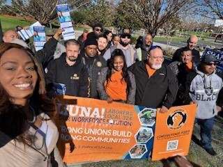 LiUNA324's tweet photo. Laborers Rising for 
Shanelle Scales-Preston for Contra Costa County Supervisor. 

After and early morning Membership Orientation Session -  we painted the City of Hercules-Orange
#liunapsw
#liunabuildsamerica
#local324
#InTheKnow
#LIUNA
#LaborersRising
#LIUNABuildsTheCommunity https://t.co/EMAdRpAvVx