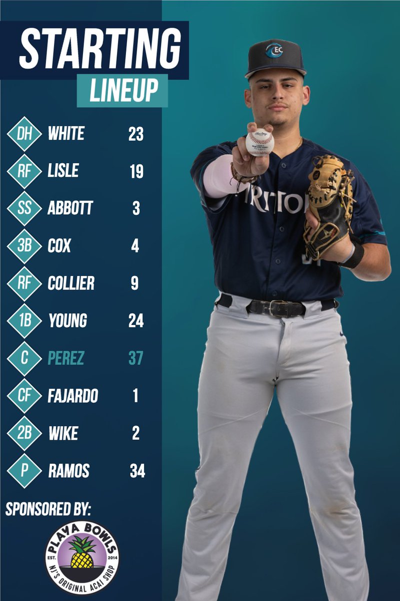 BSB: Starting lineup for game 2.