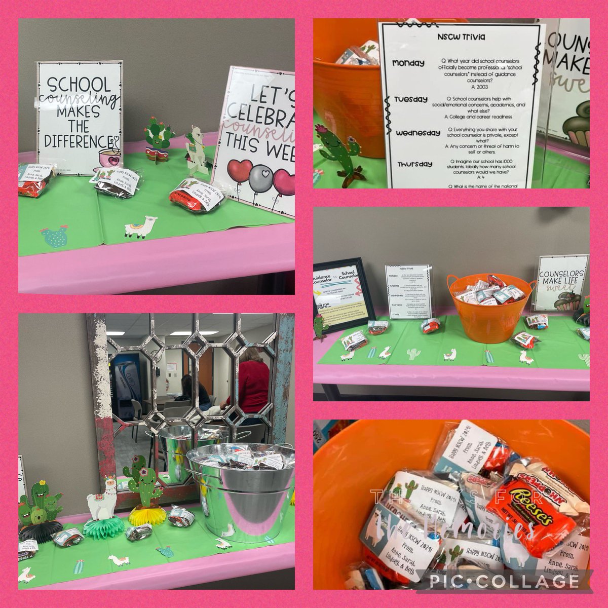 Arnold_Middle's tweet photo. Life can be salty, but our Arnold Counselors are sweet! Our counselors treated us to some sweet treats and some School Counseling trivia! @CFISDCounseling #NSCW24 #standardsbased #studentfocused #BOTB #theresnoplacelikearnold https://t.co/IMJA24kzzA