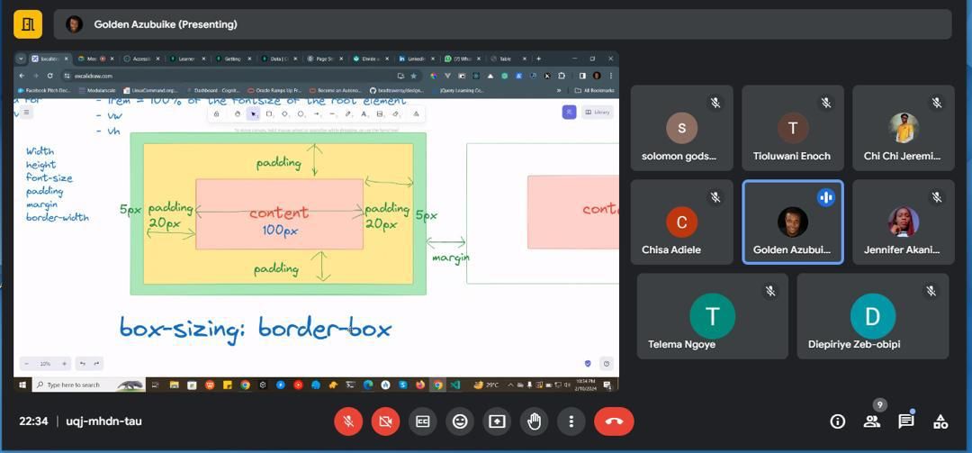 Chibu_exe's tweet image. 📅 Day 7 - Free UI Engineering bootcamp (cohort 1)
10/2/2024

CSS Box model and Sizing

It was a wonderful session with my students at @MySourceRoute

@perborgen @DThompsonDev @thesegunadebayo