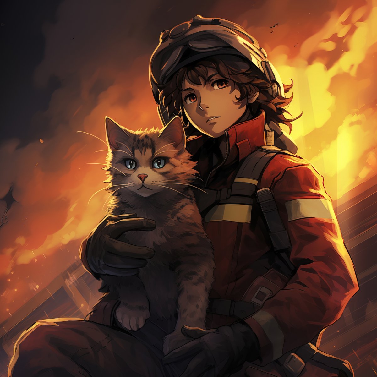 IntellexAi's tweet image. Anime style fireman character
by @IntellexAi
