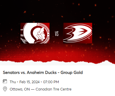 Eric (@itsameeric) on Twitter photo 🚨🚨🚨 GIVEAWAY ALERT🚨🚨🚨
Celebrating Valentines day late? Mourning a Valentines day Breakup?
How about Two tickets to the Senators vs Ducks! Good for all occasions.
~To be entered:
***Repost
**Like
*Follow
<a href="/Senators/">Ottawa Senators</a> <a href="/SensCentral/">Locked On Senators</a> <a href="/ComingInHotSens/">Coming In Hot</a> #GoSensGo 🚨🚨🚨 GIVEAWAY ALERT🚨🚨🚨
Celebrating Valentines day late? Mourning a Valentines day Breakup?
How about Two tickets to the Senators vs Ducks! Good for all occasions.
~To be entered:
***Repost
**Like
*Follow
<a href="/Senators/">Ottawa Senators</a> <a href="/SensCentral/">Locked On Senators</a> <a href="/ComingInHotSens/">Coming In Hot</a> #GoSensGo