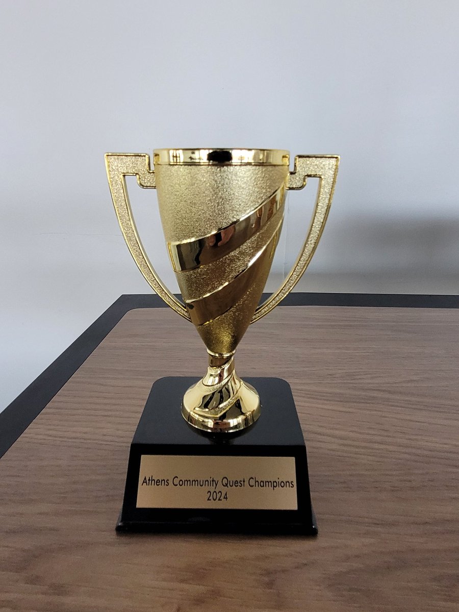 AthensStuco's tweet photo. Congratulations to our winners 🏆 of the Athens Community Quest! https://t.co/LHhrn6Q00g