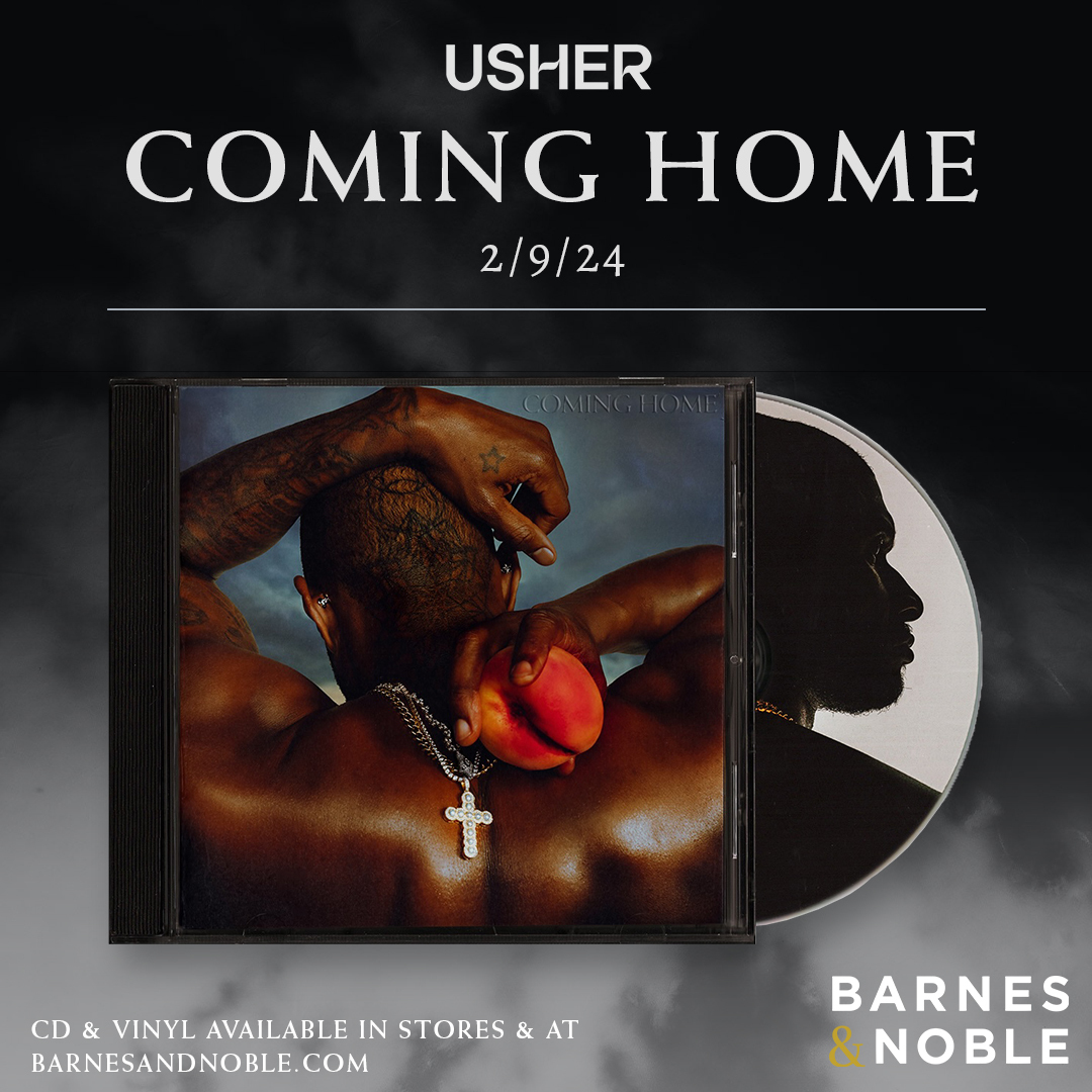Usher's tweet photo. #COMINGHOME CDs and Vinyls Available in Store &amp; Online | @bnbooks | https://t.co/2x3fVNhEn7 https://t.co/jSKgzb0IRb