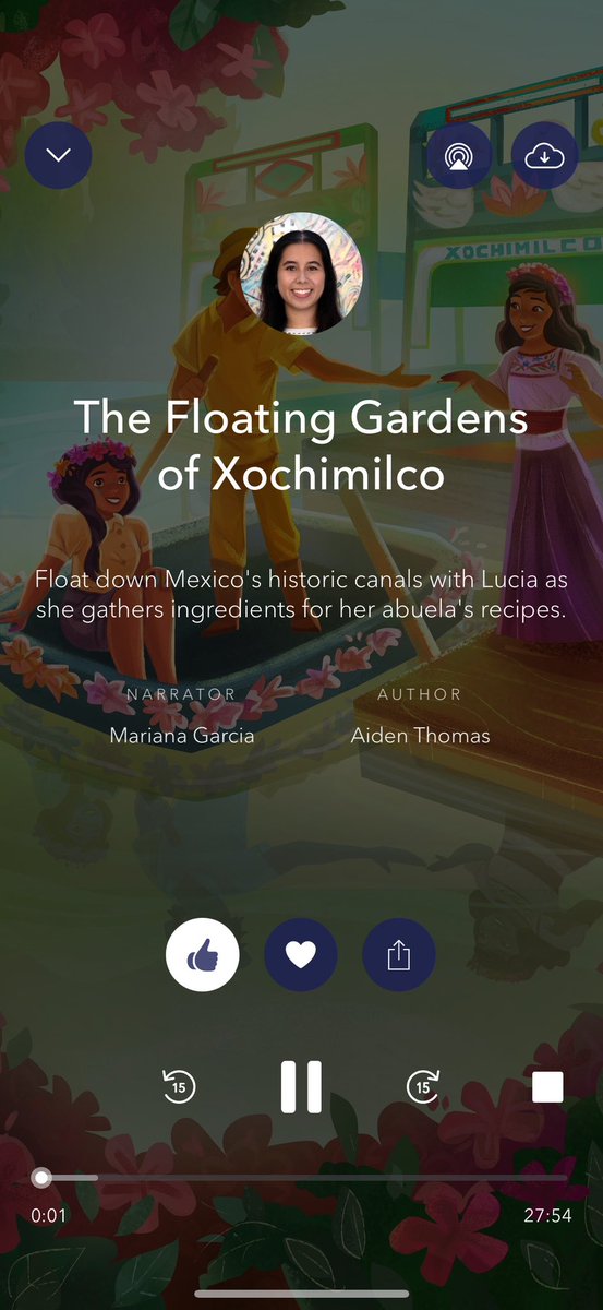 SURPRISE!!! i got to write a Sleep Story for @calm!! if you wanna fall asleep/relax with a short story i wrote about the Floating Gardens of Xochimilco, check it out on the Calm app! calm.com/player/LJZ2Voc…