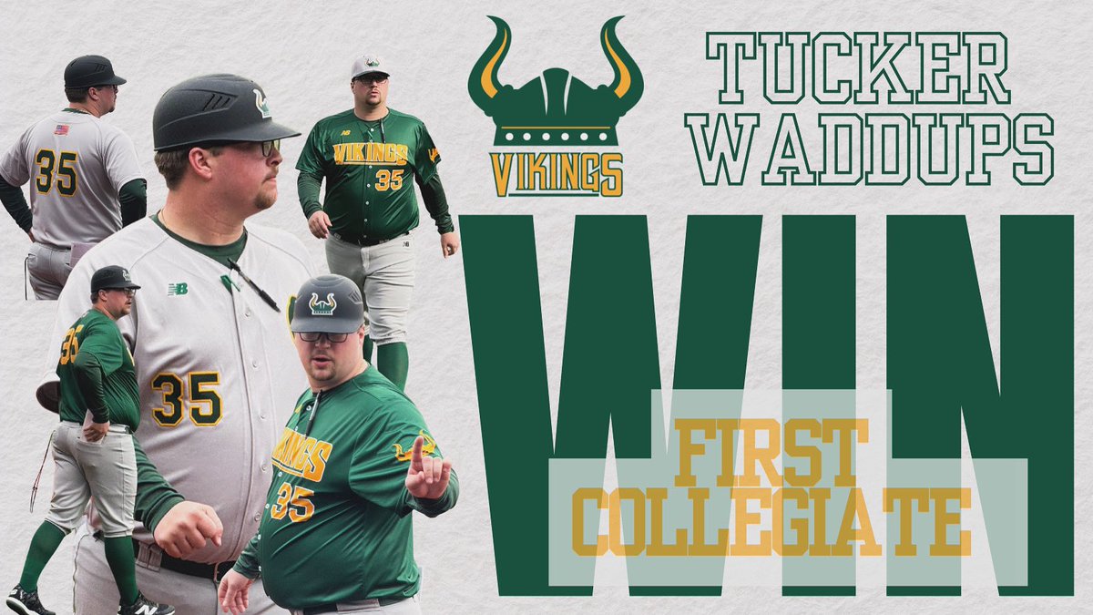 Congratulations to Coach Waddups on his first collegiate win as a head coach! Many more to come!