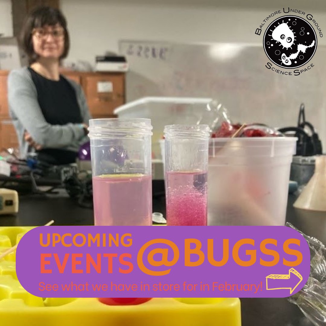 BUGSSlab's tweet photo. Lots of #science talks, #familyfriendly #STEM events, and #career enhancing sessions happening at #BUGSS this month. Check out our Eventbrite and website for the full details. See you in the #lab! π
#Baltimore #neuroscience #biotechnology https://t.co/Pw5fTtj3D4