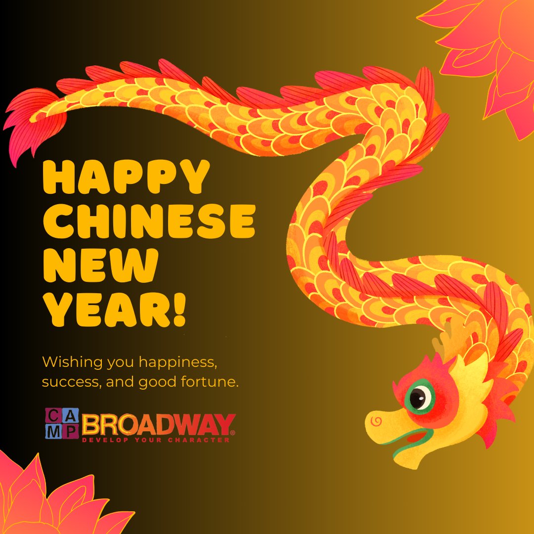 Happy Lunar New Year from your friends at Camp Broadway.
.
#campbroadway #lunarnewyear #chinesenewyear