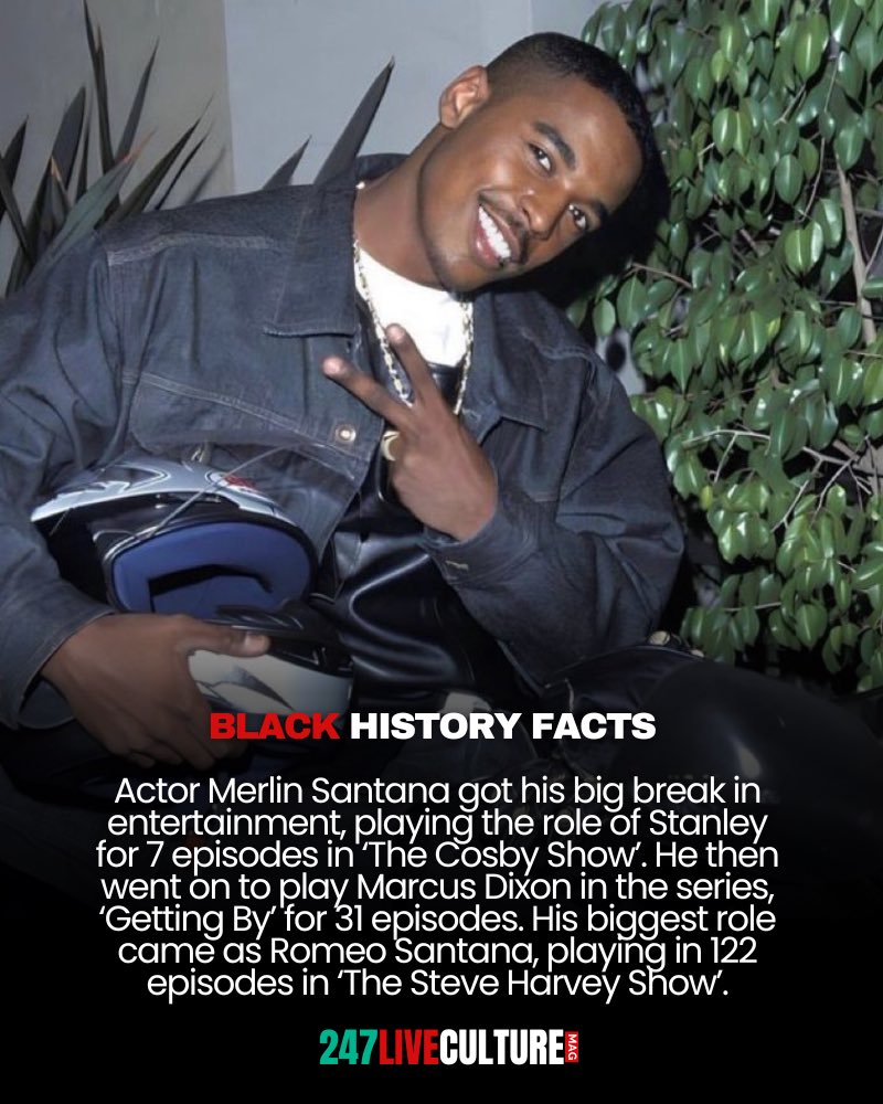 247 Live Culture on X: RIP Merlin Santana #BHM Did you know? 🤔   / X