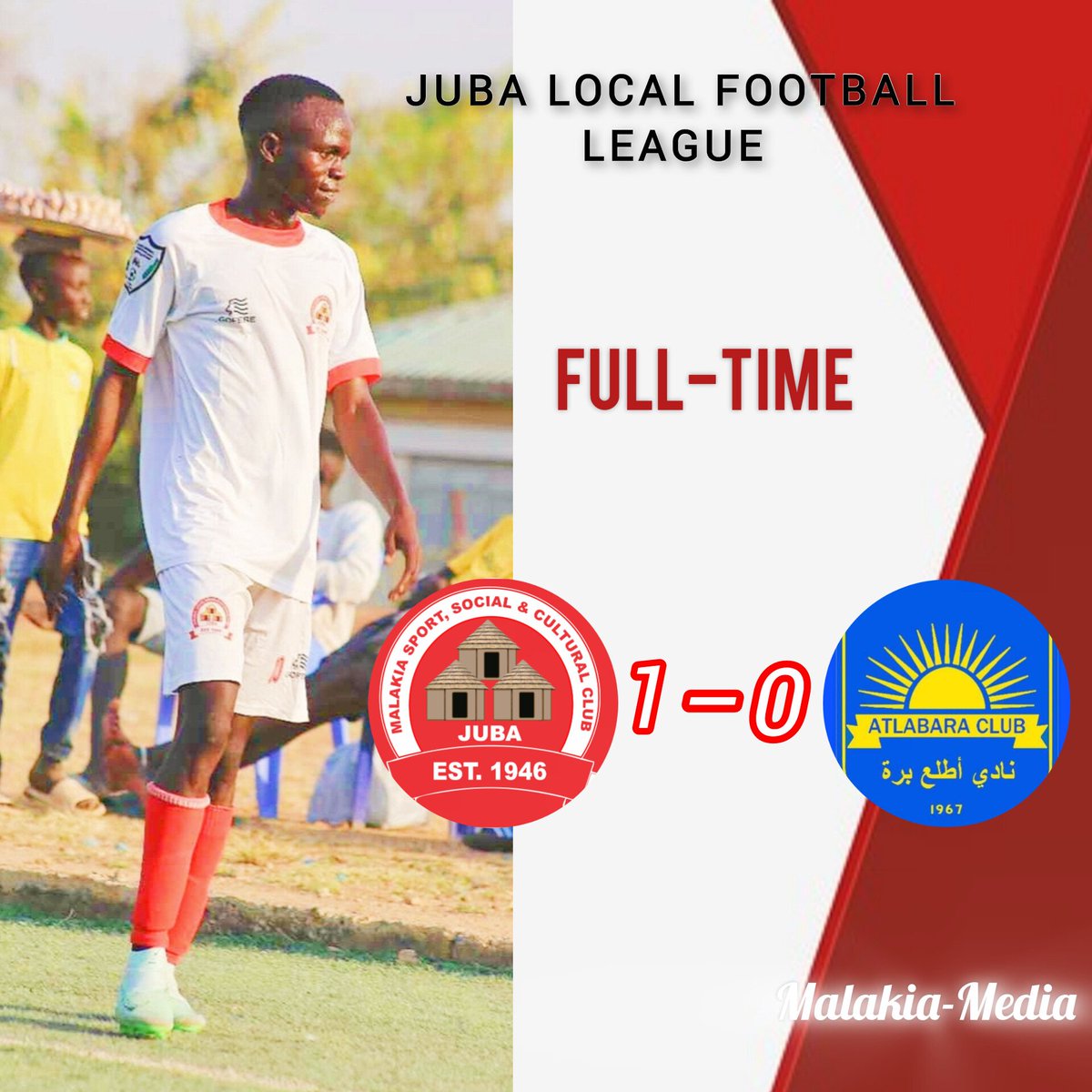 🔴⚪|  We grabbed our first 3 points in the #JLFL Second Round, 
🔴⚪| خطفنا اول ٣ نقاط في الدوري المحلي-جوبا، الجولة الثانية.
Congratulations to the lads and the new coaching staff led by coach #Simon_James