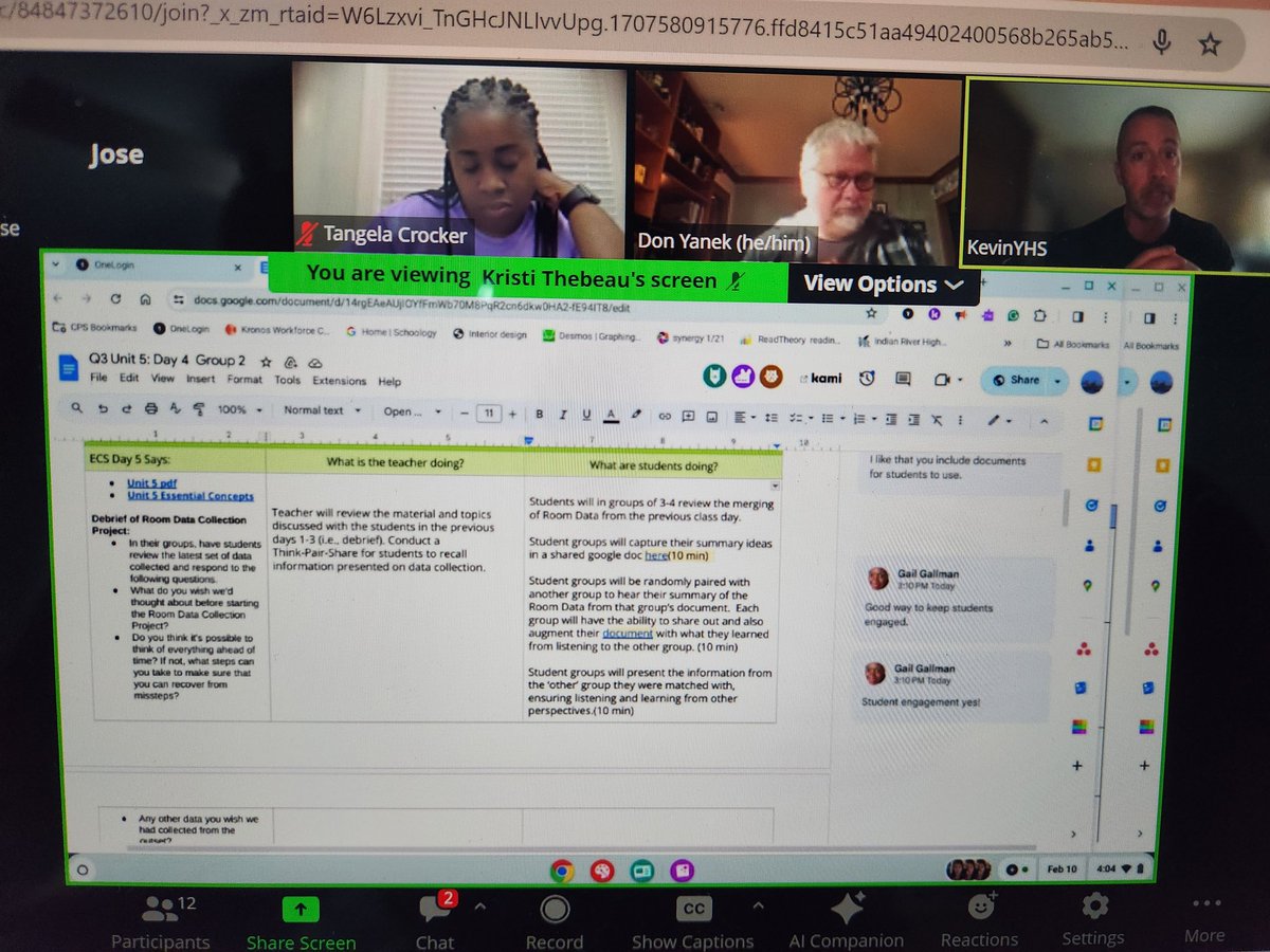 JoseLSilvaSmith's tweet image. Amazing productive Saturday planning @ExploringCS Unit 5: Computing & Data Analysis. This unit is so interesting & relevant. The lesson presentations were great! Good job everyone! Thank u Don & Tangela for leading today's PD session! You're awesome!โค๏ธ๐๐#TISDProud #ExploringCS