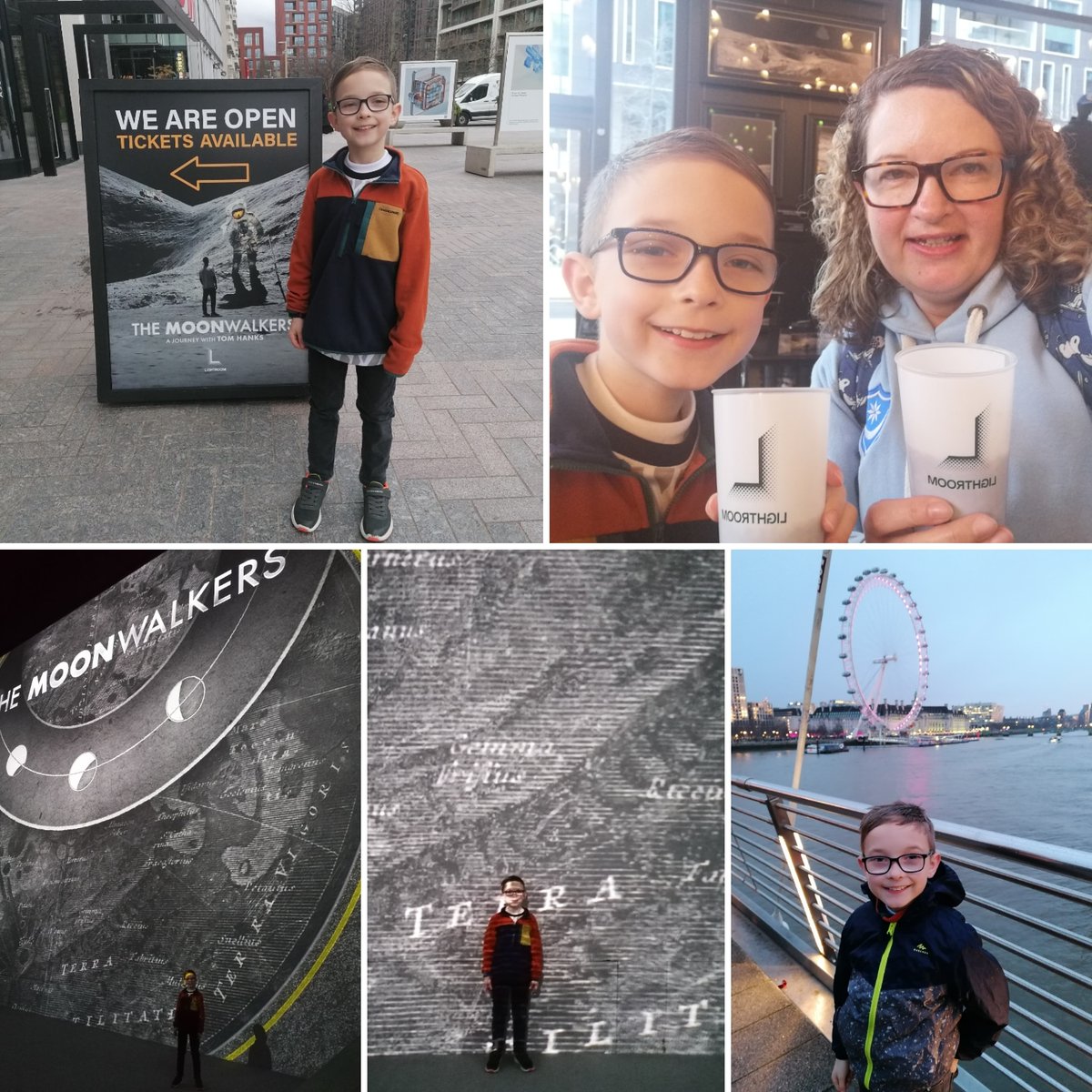 Amazing day spent with Alfie watching the #MoonWalkers journey with Tom Hanks @_LightRoomLDN Incredible, loved it & can't wait to go back! 😍🚀🌑 Staff made it so special & now can't wait for Artemis 11 to #gotothemoon in Sept 2026!! 😁📺 #spacetime #moonlovers #tomhanks #apollo