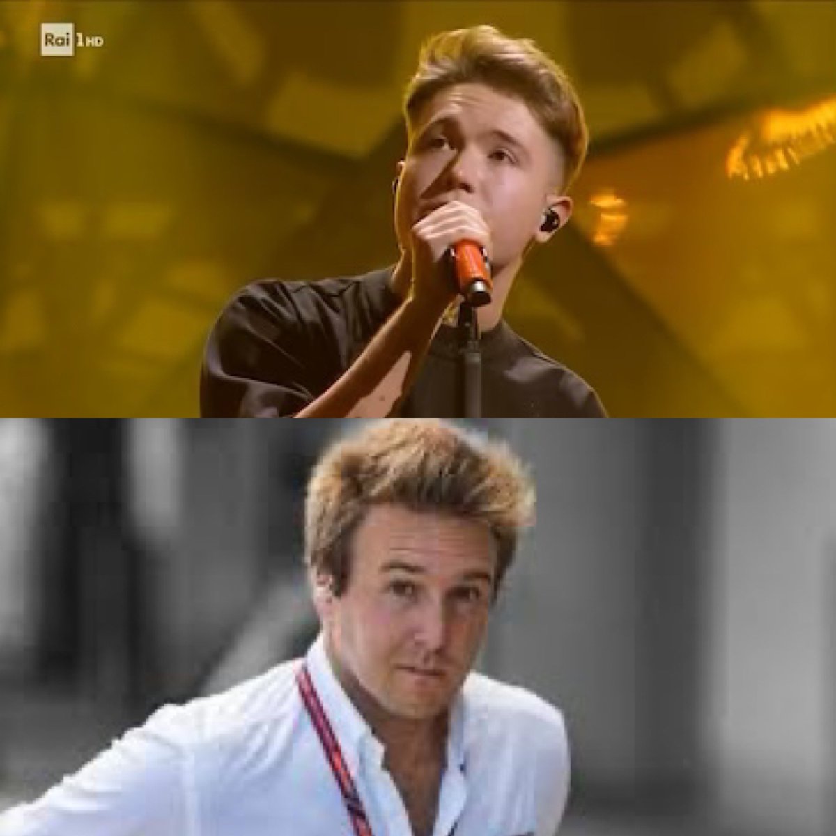 dj_cage's tweet photo. Però! Davide Valsecchi canta veramente bene. #SANREMO2024 @SkySportF1 https://t.co/iTq9DT1Aec