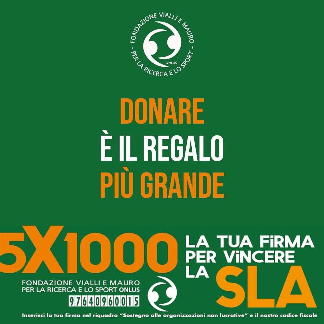 Un gesto semplice un valore immenso #fondazionevialliemauro #5x1000 Cod fiscale 97640960015