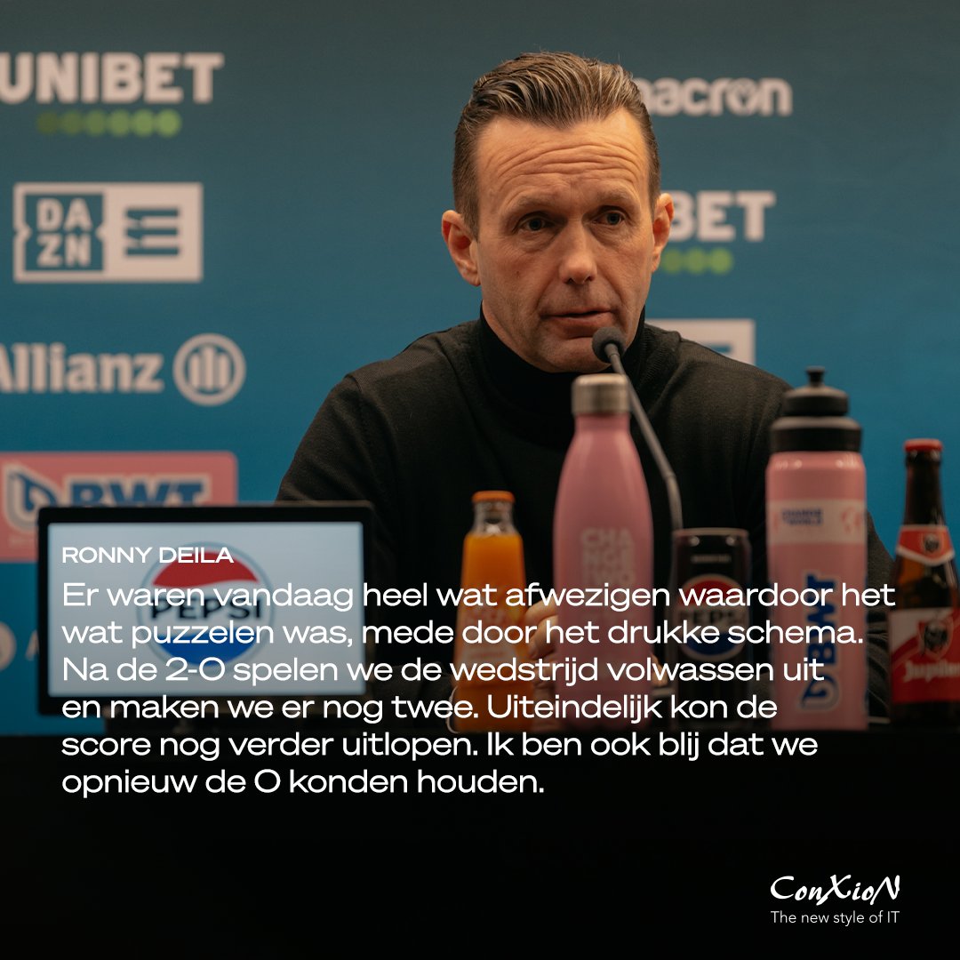 ClubBrugge's tweet photo. ๐ฌ Ronny Deila na #CLUEUP https://t.co/kf8Uz0QfMr
