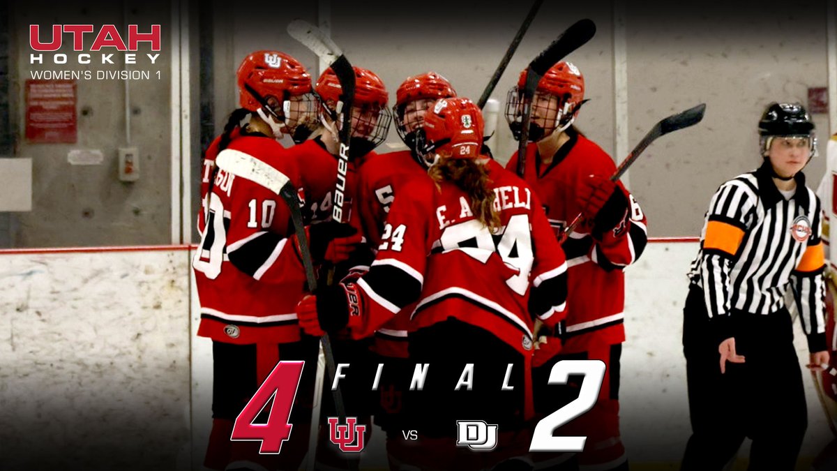 UtahWHockey's tweet photo. Utah W1 WINS 4 - 2 !!!!
#Letsgo #UtahHockey #LightTheU https://t.co/EZLvB4QnLP