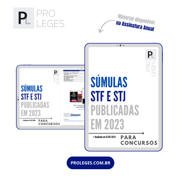 proleges's tweet photo. Súmulas - STF e STJ (2023)
📚Material exclusivo com todas as súmulas (organizadas por matéria e tema): https://t.co/oVgRxYF1Nr https://t.co/lhIk8M5tjD
