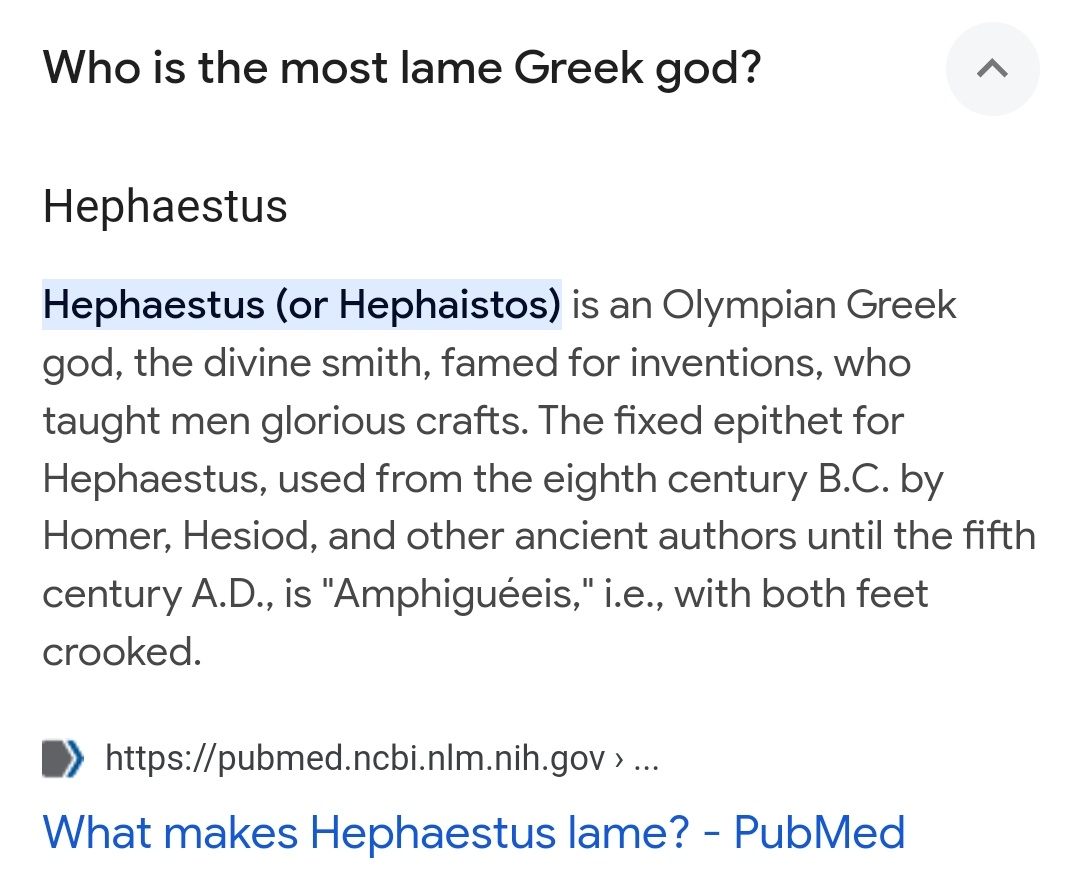 justice for hephaestus