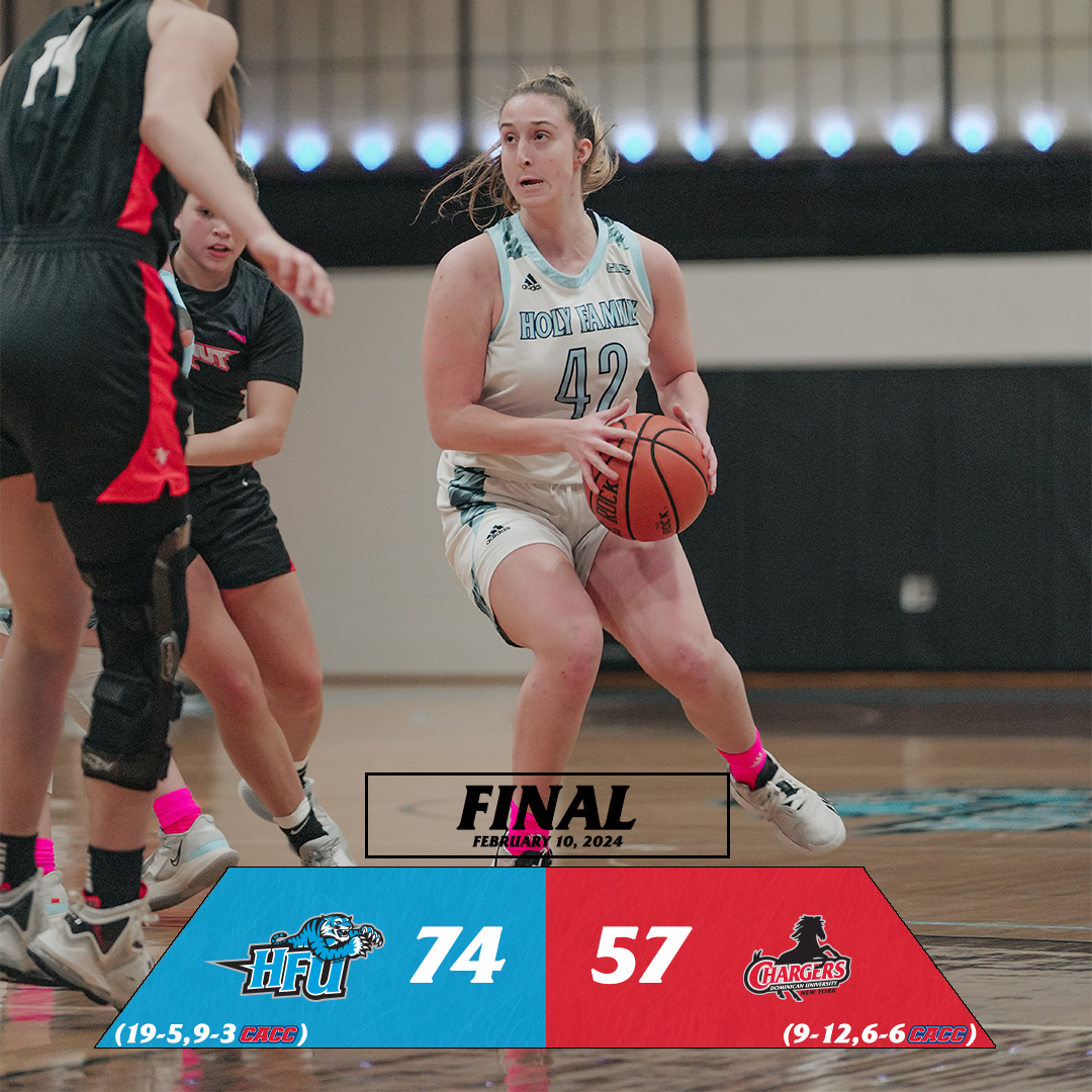Holy Family Tigers (@gohfutigers) on Twitter photo .<a href="/HolyFamily_WBB/">Holy Family Women’s Basketball</a> outscored Dominican by 11 in each of the first 2 quarters to build a 49-27 halftime lead.
Taylor Hinkle: Team-High 19 Points & Game-High 14 Boards
Jessica Riepe: 11 Points (4-5 FG & 3-3 3P)
Carolyn Prevost: 10 Points
Kara Meredith: Team/Season-High 6 Assists .<a href="/HolyFamily_WBB/">Holy Family Women’s Basketball</a> outscored Dominican by 11 in each of the first 2 quarters to build a 49-27 halftime lead.
Taylor Hinkle: Team-High 19 Points & Game-High 14 Boards
Jessica Riepe: 11 Points (4-5 FG & 3-3 3P)
Carolyn Prevost: 10 Points
Kara Meredith: Team/Season-High 6 Assists