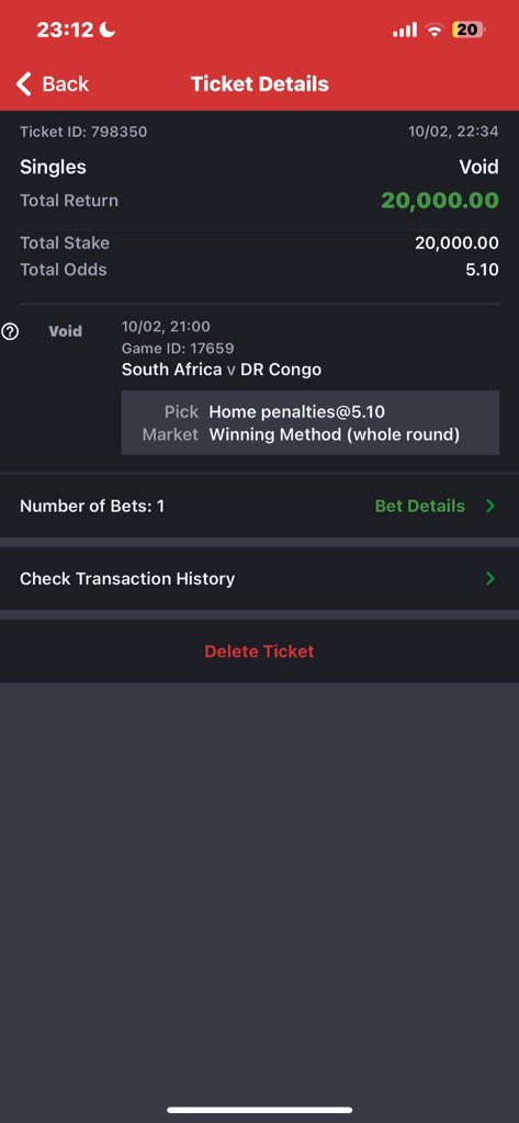Angelluli_'s tweet photo. @SportyBetNG pls kindly tell me why this game was void. https://t.co/hkpzd1P35Y