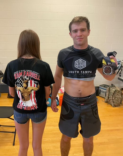 donkeysplace's tweet photo. WTG TEAM FARRELL!! Cole took 2nd Place in his division in jiujitsu today! Proud to be your team sponsor @cole.farrell_ #teamfarrell #donkeysplace https://t.co/qtZiaFT7Kg