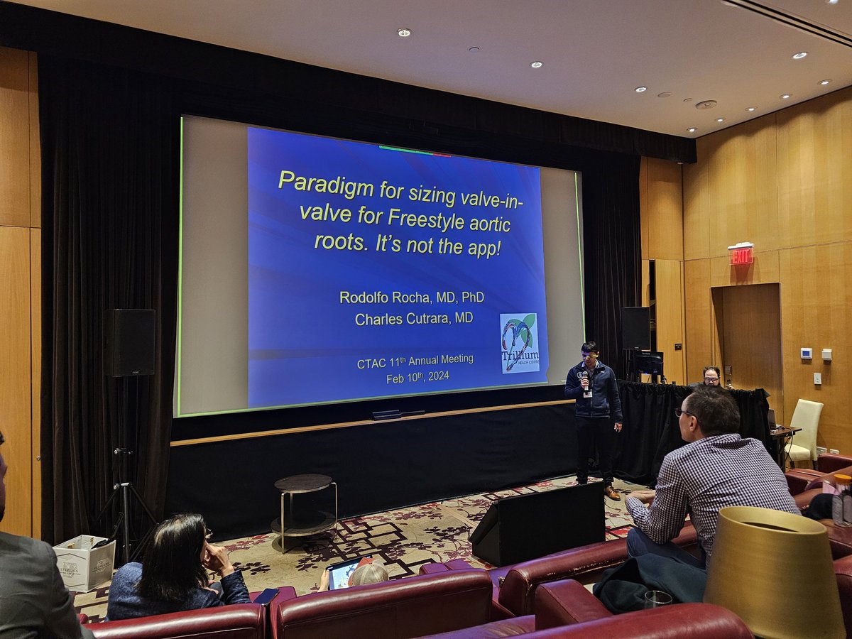 DVervoort94's tweet photo. Excellent trainee talks, including by @UofTCVsurgery's Dr. @MElbatarny &amp; Dr. Rodolfo Rocha + @uoftmedicine's @NitishPBhatt, wrap up a fantastic #CTAC2024 @CtacSurg 👏 https://t.co/yuxKMUUMNz