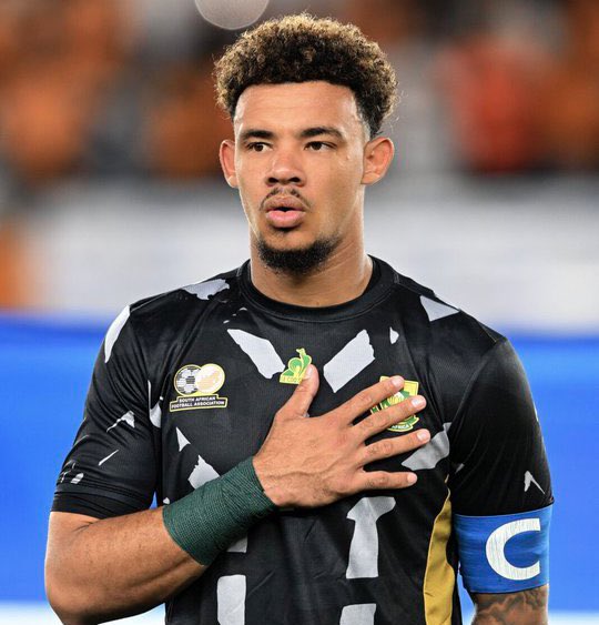 Anelefumba's tweet photo. Easily the best Bafana Bafana captain in the last decade. Ronwen Williams you led us very well, 3rd place delivered🥉 
Thank you maneer 🇿🇦🙏🏽 #AFCON2023 https://t.co/exQ3pwSLNx