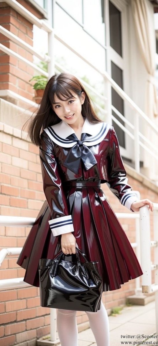 エナメルセーラー服