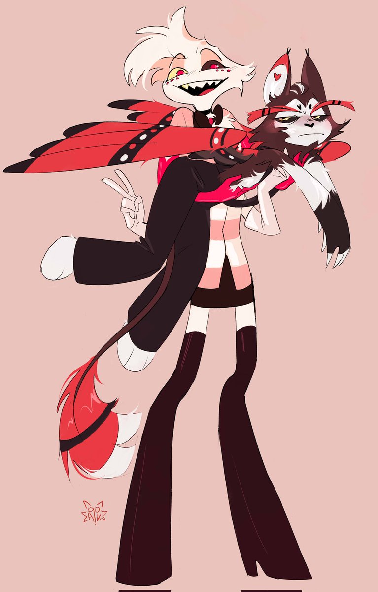 AcroFnoC's tweet photo. This is my big cat 🌝🌝
#HazbinHotel #angeldust #huskerdust #huskerhazbinhotel https://t.co/8Uv0kEaukq