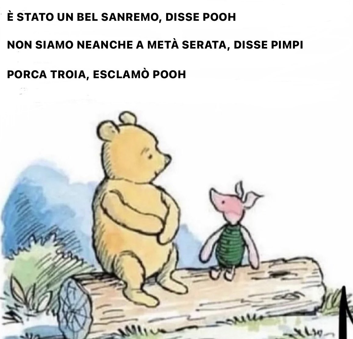 Imbe__'s tweet photo. Ore 23:36. #Sanremo2024 https://t.co/9enbEM9n3R