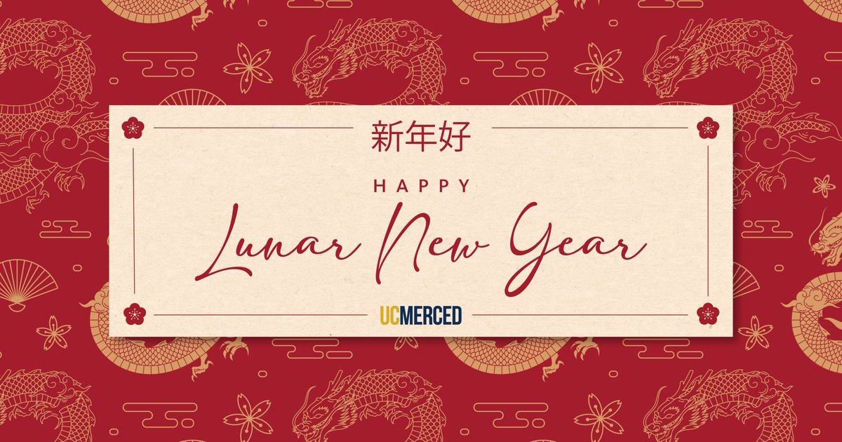 ucmerced's tweet photo. Wishing our Bobcat community a Happy Lunar New Year 🐉🐲 https://t.co/Xx66QncBZI